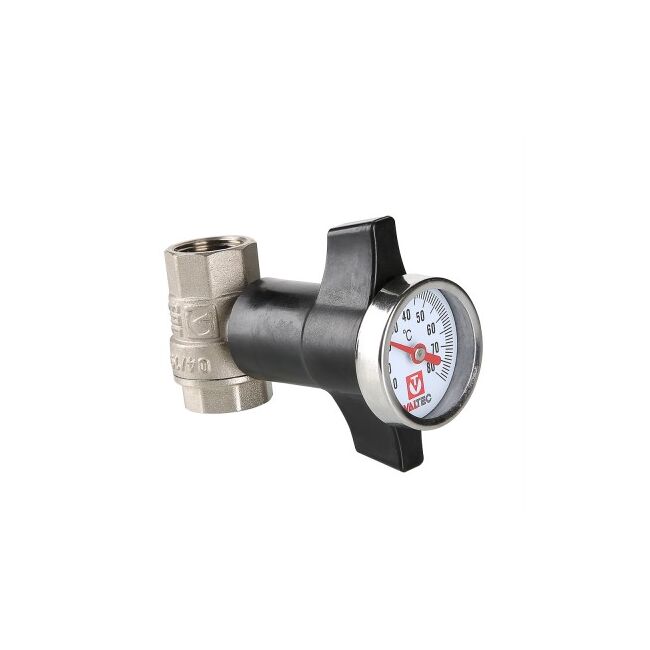 Кран шаровой c термометром, 3/4" Valtec VT.808.N.05, Размер крана: 3/4" 