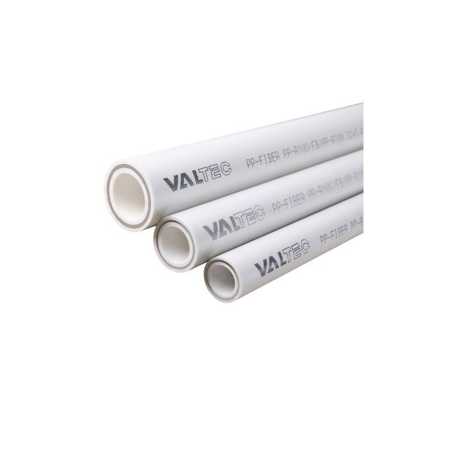 ТРУБА PP-FIBER арм. стекл., 25 MM (белый), PN 25 Valtec VTp.700.FB25.25, Наружный диаметр трубы, мм: 25 