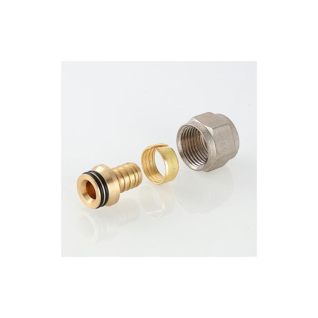 Соединитель коллекторный обжимной для полимерной PEX трубы 16 (2,2) Valtec VTc.709.N.1622, Размер изделия: 16 (2,2) мм  ,фото 3