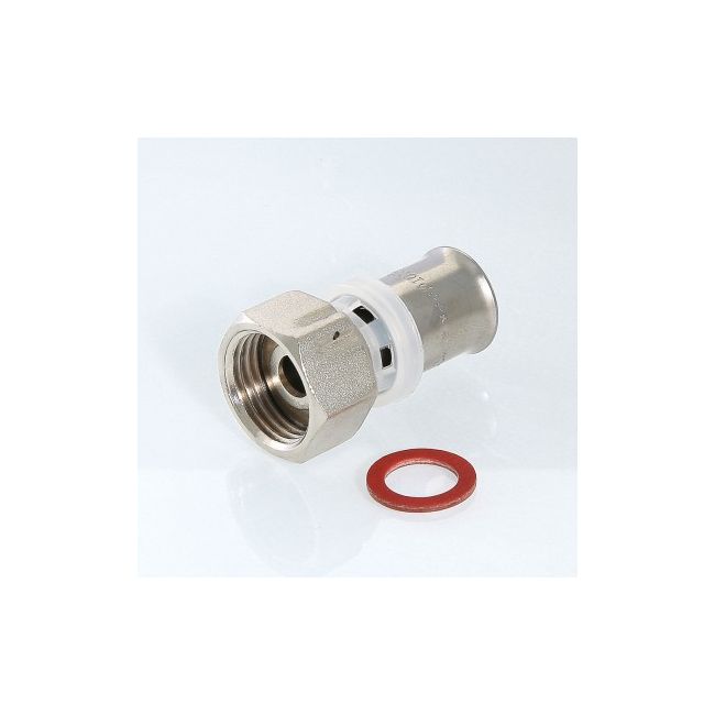 Соединитель пресс с накидной гайкой 16х1/2" Valtec VTm.222.N.001604, Для трубы диаметром, мм: 16, Размер изделия: 16 мм х 1/2, Резьба подключения: 1/2" вн ,фото 2