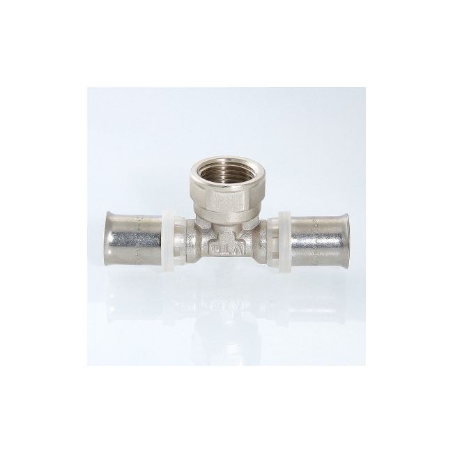 Тройник пресс с переходом на вн. р. 16х1/2"х16 Valtec VTm.232.N.160416, Для трубы диаметром, мм: 16, Резьба подключения: 1/2" вн ,фото 2