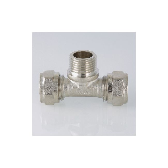 Тройник обжимной с переходом на нар. р. 16х1/2" Valtec VTm.333.N.160416, Размер изделия: 16 мм х 1/2 ,фото 2