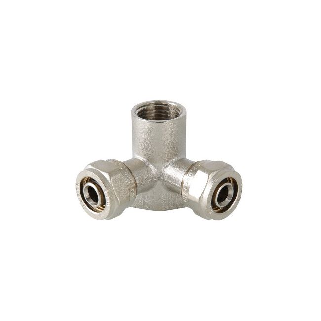 Водорозетка обжимная проходная 20х1/2" Valtec VTm.334.N.200420, Размер изделия: 20 мм х 1/2 