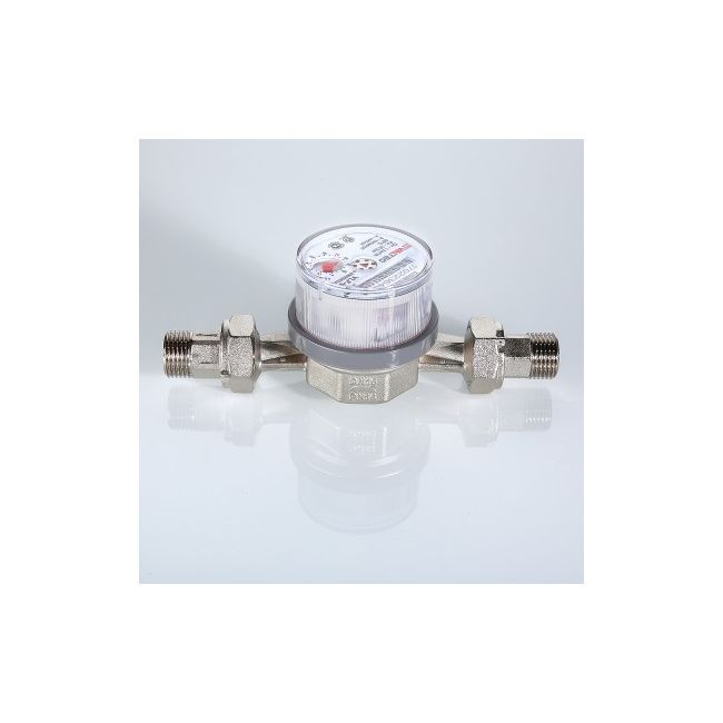 Водосчетчик унив., квартирный, до +90^С, 1,5м3, 1/2", 110 мм (NEW) Valtec VLF-15U ,фото 2