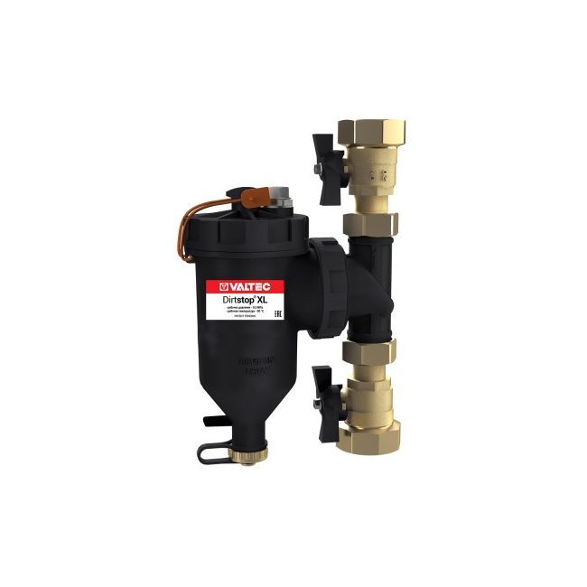 Фильтр-дешламатор с пластиковым корпусом, XL Valtec, Размер изделия: 1 1/4 