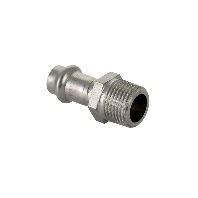 Соединитель нерж. сталь с нар.р. 35х1 1/4" Valtec VTi.901.I.003507, Размер изделия: 35 мм х 1 1/4 