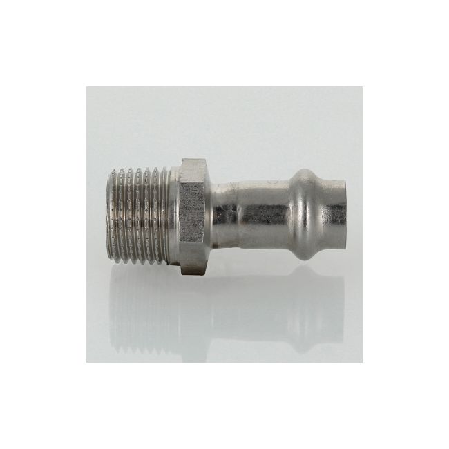 Соединитель нерж. сталь с нар.р. 15х1/2" Valtec VTi.901.I.001504, Для трубы диаметром, мм: 15, Резьба подключения: 1/2" ,фото 2