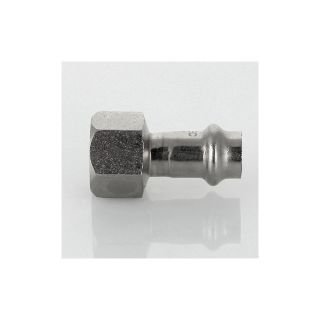 Соединитель нерж. сталь с вн.р. 15х1/2" Valtec VTi.902.I.001504, Для трубы диаметром, мм: 15, Резьба подключения: 1/2" ,фото 2