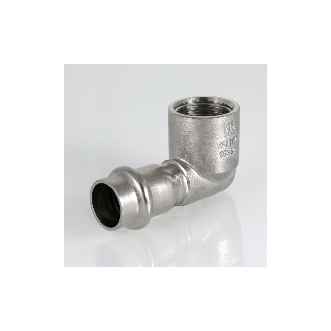 Угольник 90° с вн.р. нерж. сталь 15х1/2" Valtec VTi.952.I.001504, Для трубы диаметром, мм: 15, Резьба подключения: 1/2" ,фото 3