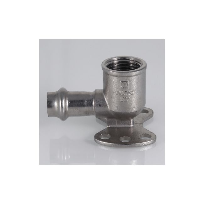 Водорозетка нерж. сталь 15х1/2" Valtec VTi.954.I.001504, Для трубы диаметром, мм: 15, Резьба подключения: 1/2" ,фото 2