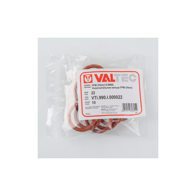 Уплотнительное кольцо 12 FPM (Viton) Valtec VTi.990.I.000012, Для трубы диаметром, мм: 12 ,фото 3