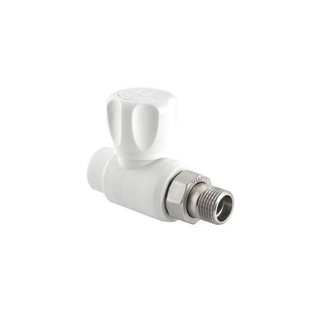 Кран PPR со сгоном прямой 25х3/4" Valtec VTp.717.0.02505, Размер изделия: 25 мм х 3/4 