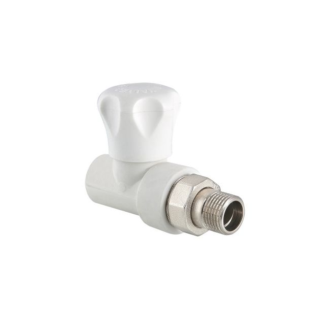 Клапан PPR со сгоном прямой 25х3/4" Valtec VTp.717.V.02505, Для трубы диаметром, мм: 25, Резьба подключения: 3/4" нар 