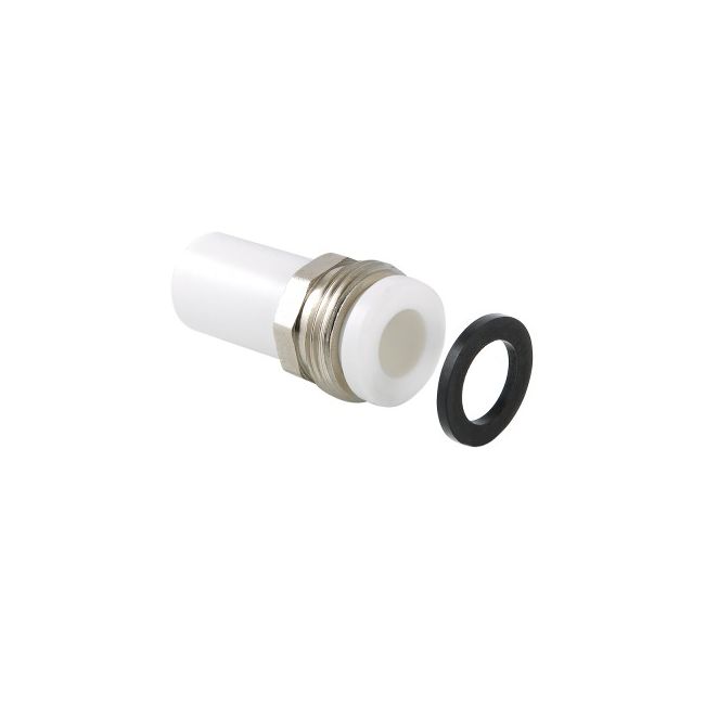 Патрубок PPR под накидную гайку, нар.р. 25x1" Valtec VTp.721.0.02506, Для трубы диаметром, мм: 25, Резьба подключения: 1" нар 