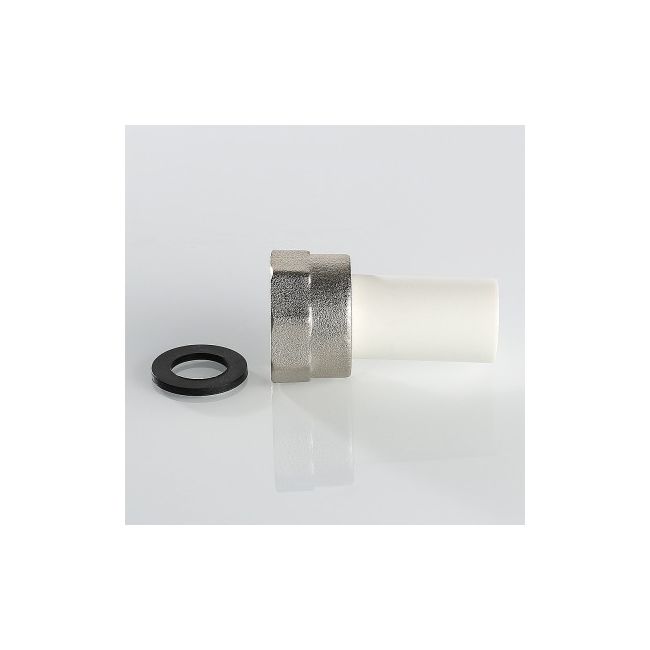 Штуцер PPR с накидной гайкой вн. р. 32х1 1/4" Valtec VTp.722.0.03207, Для трубы диаметром, мм: 32, Резьба подключения: 1 1/4" вн ,фото 2