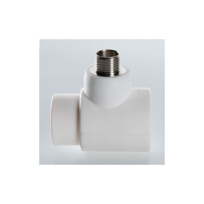 Тройник PPR для подключения коллекторных соединителей 40 х 1/2 нар.р. Valtec VTp.734.0.04004, Для трубы диаметром, мм: 40, Резьба подключения: 1/2" нар ,фото 2