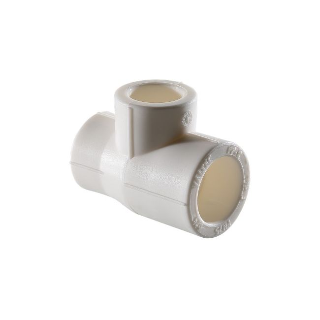 Тройник переходной PPR 75-50-75мм Valtec VTp.735.0.075050075, Для трубы диаметром, мм: 75x50x75 