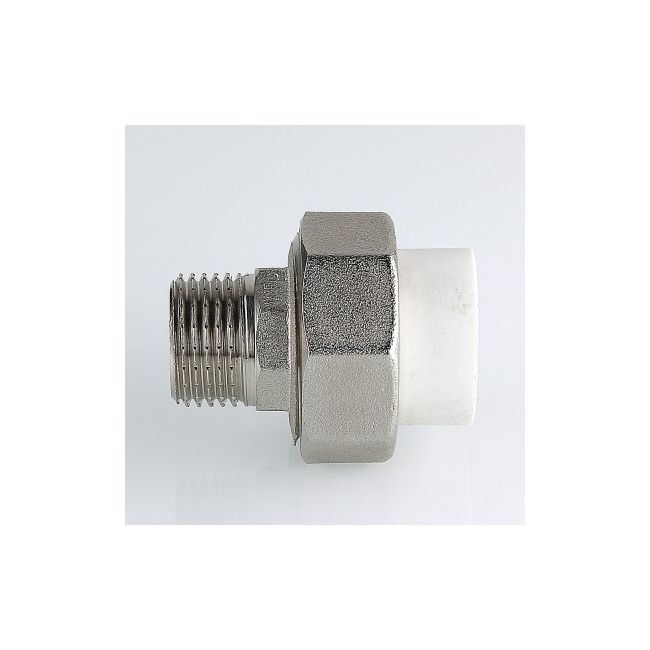 Муфта PPR разъемная с переходом на нар. р. 20х1/2" Valtec VTp.761.0.02004, Для трубы диаметром, мм: 20, Резьба подключения: 1/2" нар ,фото 2