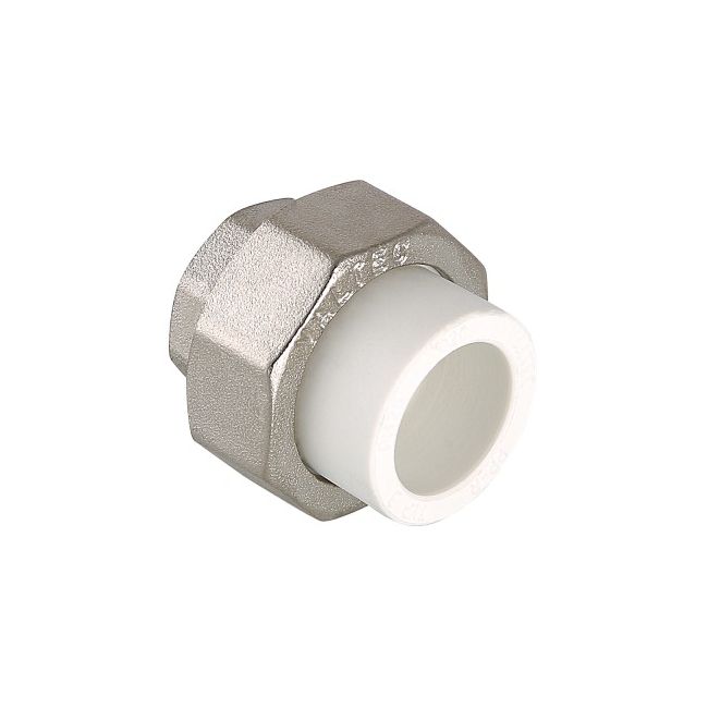Муфта PPR разъемная с переходом на вн. р. 32х1" Valtec VTp.762.0.03206, Для трубы диаметром, мм: 32, Резьба подключения: 1" вн 