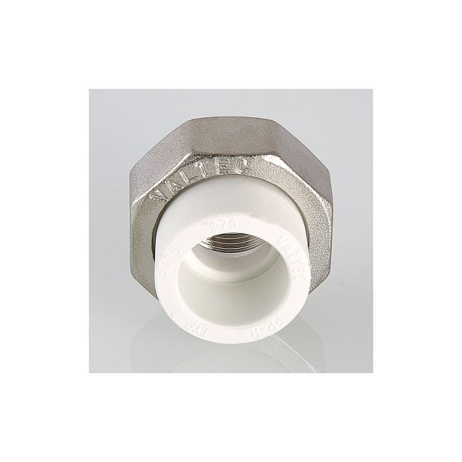 Муфта PPR разъемная с переходом на вн. р. 20х1/2" Valtec VTp.762.0.02004, Для трубы диаметром, мм: 20, Резьба подключения: 1/2" вн ,фото 5