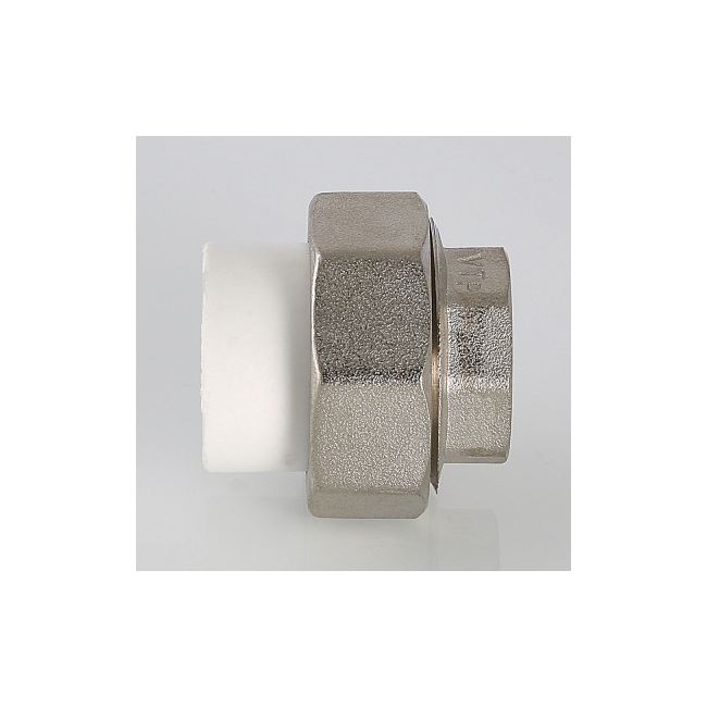 Муфта PPR разъемная с переходом на вн. р. 20х1/2" Valtec VTp.762.0.02004, Для трубы диаметром, мм: 20, Резьба подключения: 1/2" вн ,фото 3