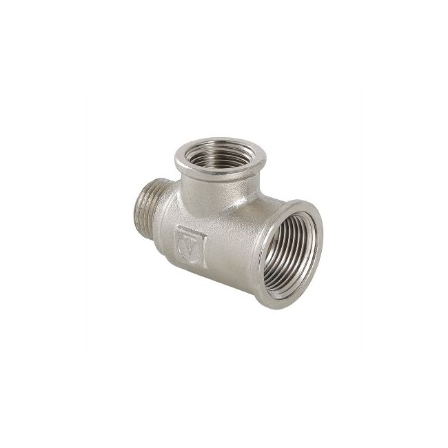 Тройник с переходом на нар. р. 3/4"х1/2"х3/4" вн.-вн.-нар. Valtec VTr.134.RN.050405, Диаметр подключения, дюйм: 3/4х1/2х3/4 