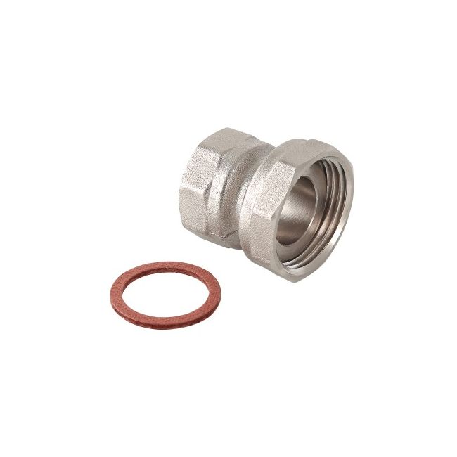 Полусгон прямой с накидной гайкой ВН, 3/4"х1/2 Valtec VTr.614.N.0504, Диаметр подключения, дюйм: 3/4х1/2 