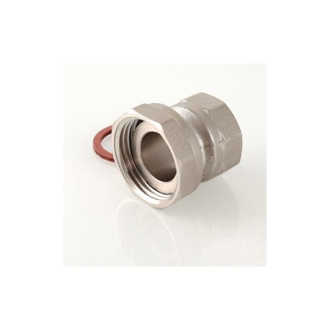 Полусгон прямой с накидной гайкой ВН, 3/4"х1/2 Valtec VTr.614.N.0504, Диаметр подключения, дюйм: 3/4х1/2 ,фото 2