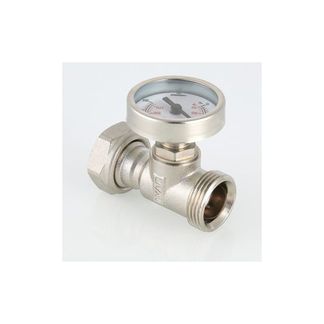 Тройник с термометром Евроконус Valtec VT.4615.0.0 ,фото 2