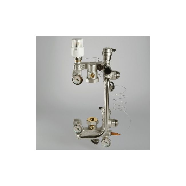 Насосно-смесительный узел с термоголовкой, без насоса, монтажная длина насоса 180 мм Valtec VT.COMBI.0.180 ,фото 6