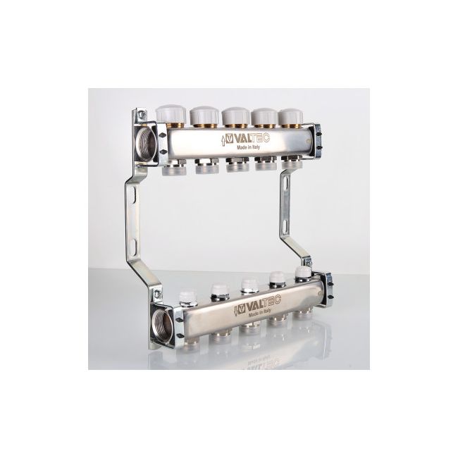 Блок колл. с ручн. регулир. клап. 1"х3 вых Евроконус 3/4 Valtec VTc.582.EMNX.0603, Размер изделия: 1, 3 x 3/4, евроконус ,фото 6