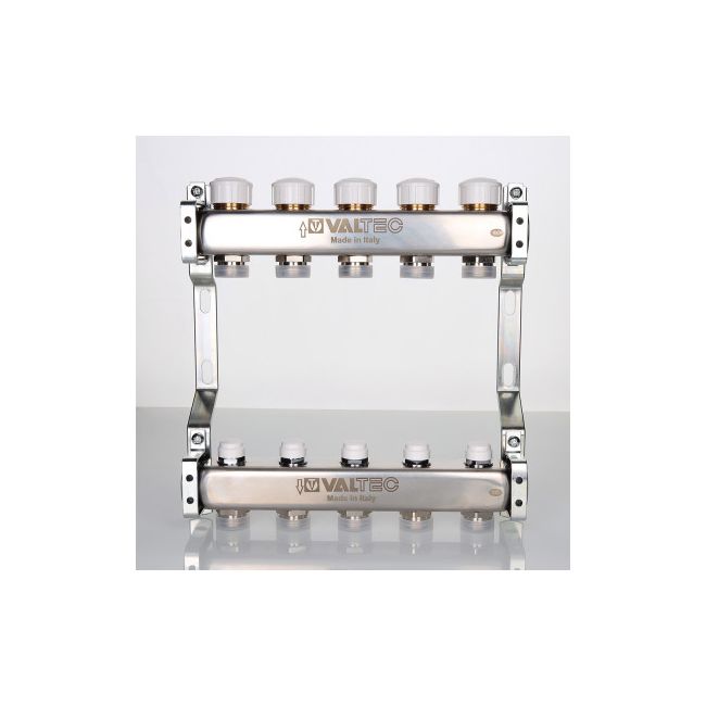 Блок колл. с ручн. регулир. клап. 1"х3 вых Евроконус 3/4 Valtec VTc.582.EMNX.0603, Размер изделия: 1, 3 x 3/4, евроконус ,фото 5