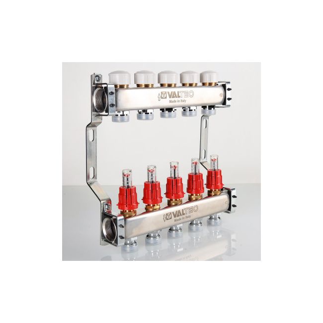 Блок колл. с расход. 1"х3 вых Евроконус 3/4 Valtec VTc.584.EMNX.0603, Размер изделия: 1, 3 x 3/4, евроконус ,фото 2