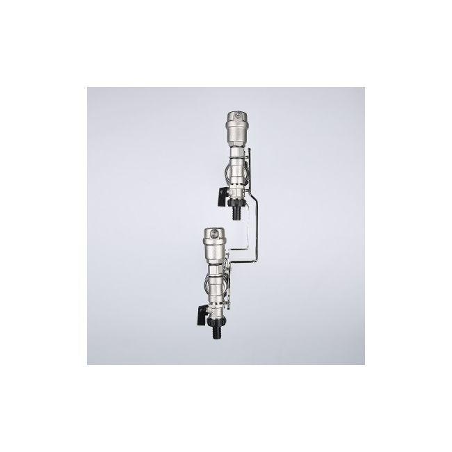 Коллекторный блок из НЕРЖ. стали с регул. и баланс. клап., 1"х3 вых. Евроконус 3/4" Valtec VTc.588.EMNX.0603, Размер изделия: 1, 3 x 3/4, евроконус ,фото 6