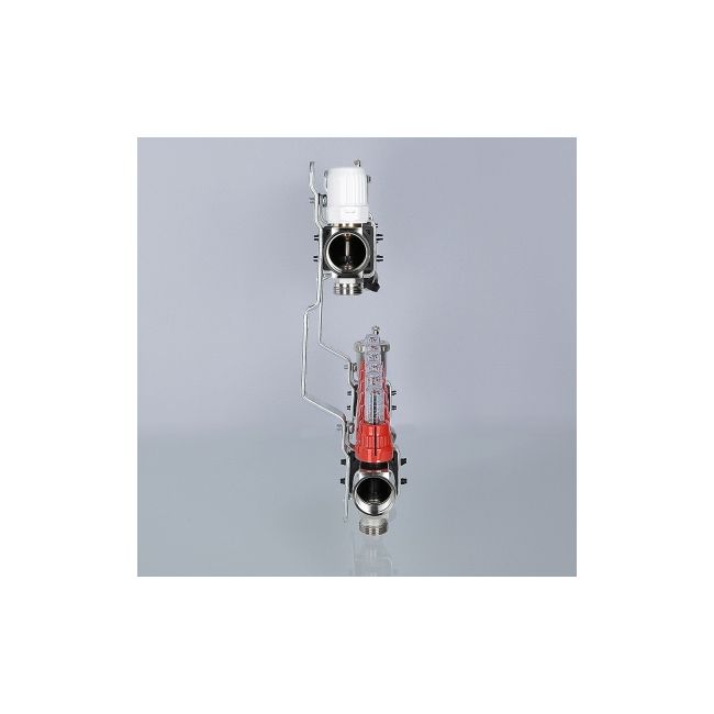 Коллекторный блок с регул. клап. и расх., 1"х3 вых. Евроконус 3/4" Valtec VTc.596.EMNX.0603, Размер изделия: 1, 3 x 3/4, евроконус ,фото 4