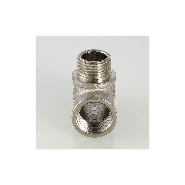 Тройник с двумя переходами на нар. р. 1/2" вн.-нар.-нар. Valtec VTr.133.N.0004, Диаметр подключения, дюйм: 1/2 ,фото 2