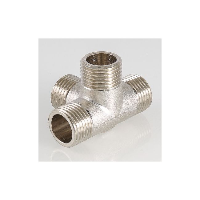 Крестовина двухплоскостная 1/2 нар. Valtec VTr.661.N.0004 ,фото 2