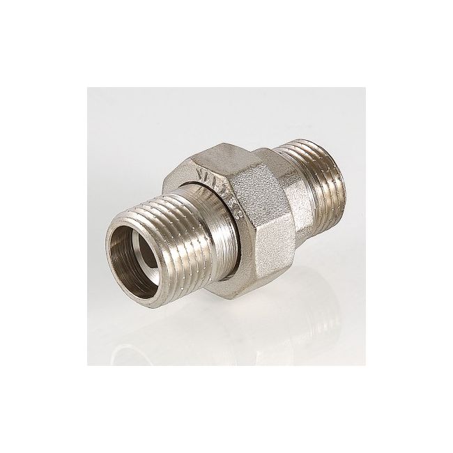 Сгон прямой разъемный (американка) 1/2" нар.-нар. Valtec VTr.728.N.0004, Диаметр подключения, дюйм: 1/2 ,фото 2