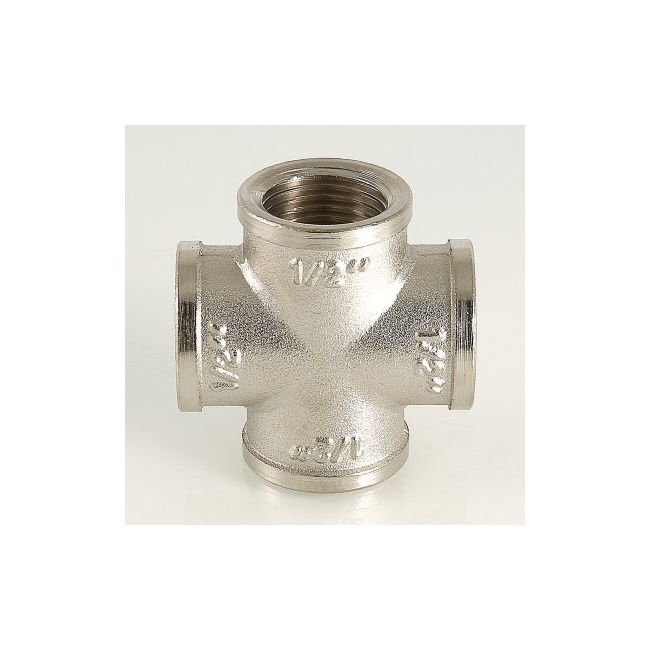 Крестовина 1/2" вн. Valtec VTr.760.N.0004, Размер изделия: 1/2, Диаметр подключения, дюйм: 1/2 ,фото 2
