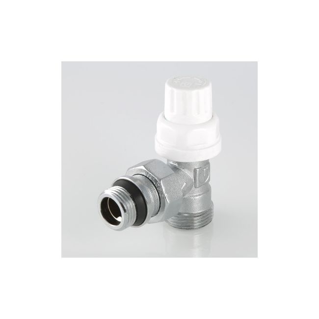 Клапан радиаторный угловой с доп. уплотнением 1/2"*Евроконус Valtec VT.031.NER.04 ,фото 3