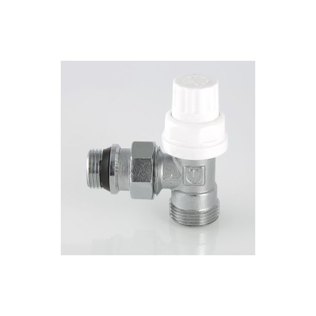 Клапан радиаторный угловой с доп. уплотнением 1/2"*Евроконус Valtec VT.031.NER.04 ,фото 2