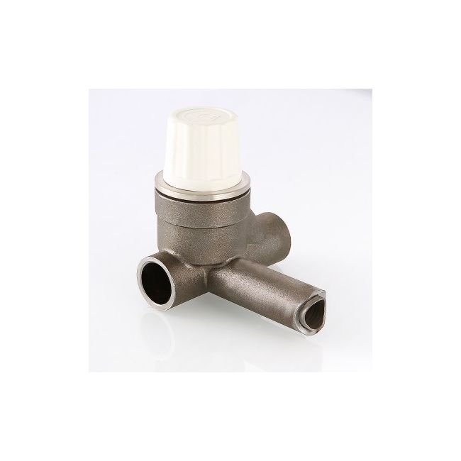 Клапан радиаторный под приварку левый, 20 мм. (вставка байпаса внутри) Valtec VT.035.L.04 ,фото 4