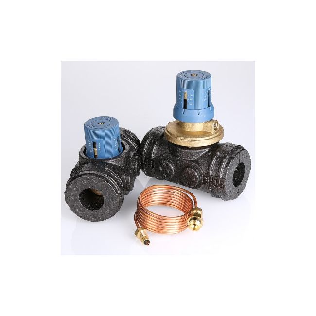 Автоматич. регулятор перепада давл. в компл. с запорно-регулировочным клапаном, 1/2" 50-300 mBar Valtec VT.040.G.30004, Размер изделия: 1/2 ,фото 3