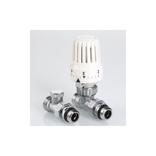 Компл. термор-го оборуд-я д/рад., прям., 1/2" с перех. на "евроконус" (терм.головка,терм.клап.,зап.к Valtec VT.046.NER.04 ,фото 6