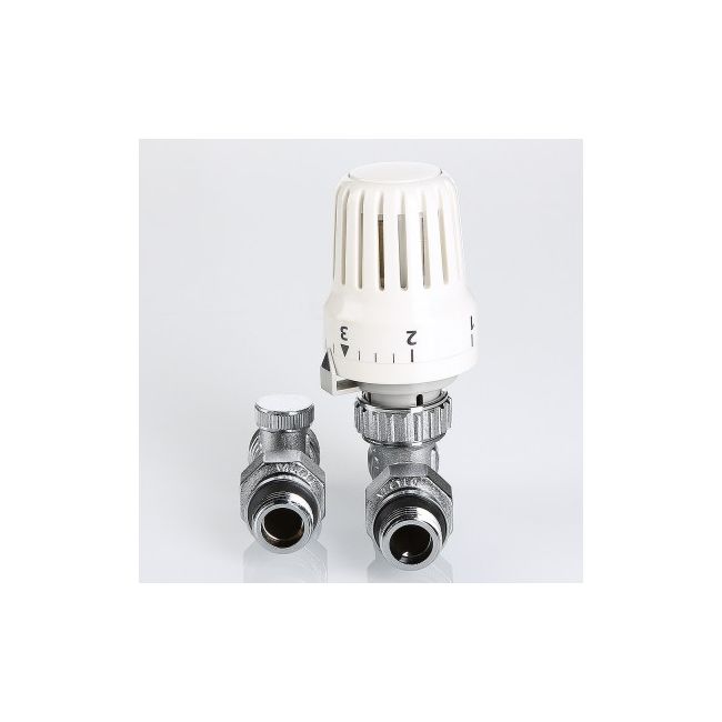 Компл. термор-го оборуд-я д/рад., прям., 1/2" с перех. на "евроконус" (терм.головка,терм.клап.,зап.к Valtec VT.046.NER.04 ,фото 5