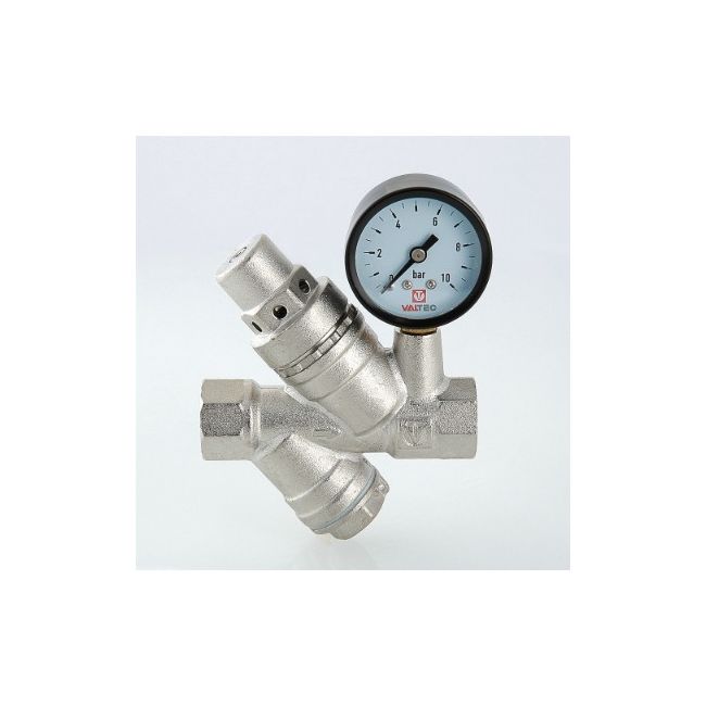 Редуктор давления с фильтром и манометром, от 2 до 5 бар 1/2" Valtec VT.082.N.04, Размер изделия: 1/2 ,фото 2