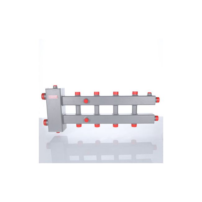 Гидроразделитель с колл., гориз., 3 контура, до 70 кВт Valtec VTc.100.SH.070603, Размер изделия: 3 контура, до 70 кВт ,фото 3