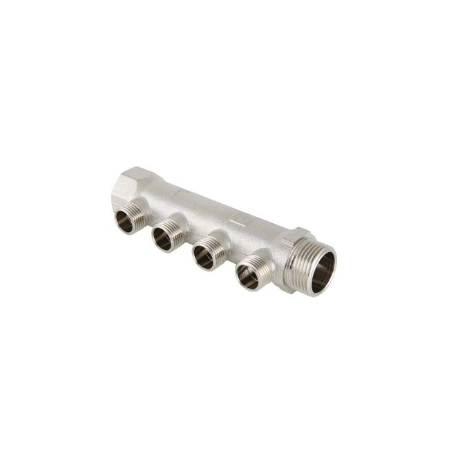 Коллектор 3/4", 4 вых. х 1/2" нар. Valtec VTc.500.N.0504, Размер изделия: 3/4, 4 х 1/2   