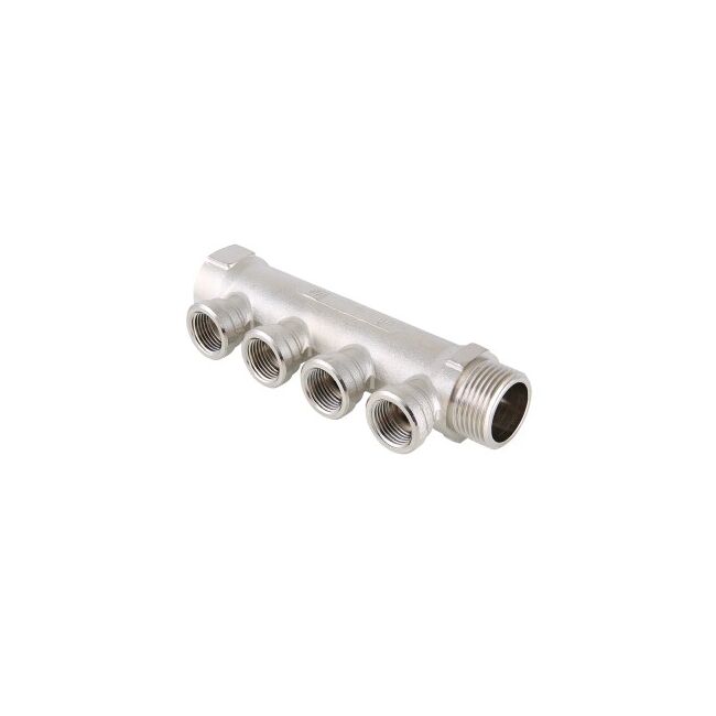 Коллектор 3/4", 4 вых. х 1/2" вн. Valtec VTc.550.N.0504, Размер изделия: 3/4, 4 х 1/2 