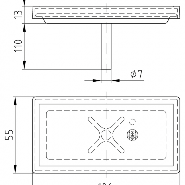 Крышка Mupro, для базы для таблички ,фото 3